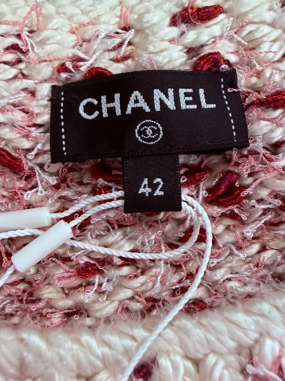 NEW 42 Chanel silk top from Fall Winter Pre-Collection look #13 on runway 🩷